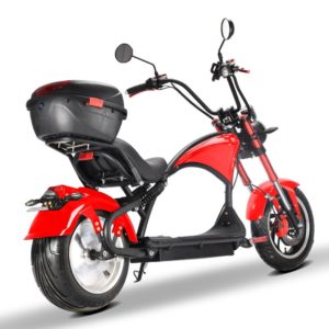 Big wheel Scooter Red and Black with backpack