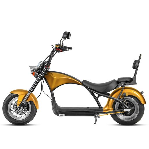 Yellow Chopper Scooter