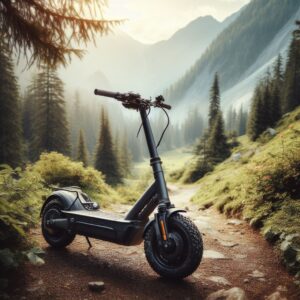 How do I transport my electric scooter in a car?